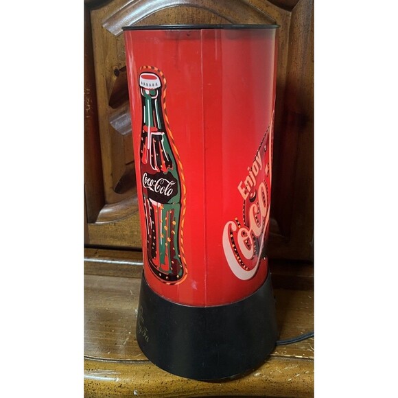 Coca Cola 12" Electric Lamp Can Light Bar Lamp Coke-Sparkling Spin Motion No cap - Picture 2 of 7